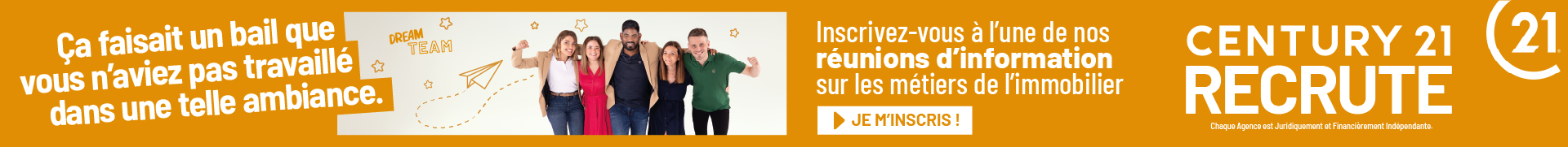 Réunions d'information soirées carrière CENTURY&nbsp;21